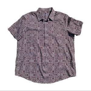 Designer Short Sleeve Button Down